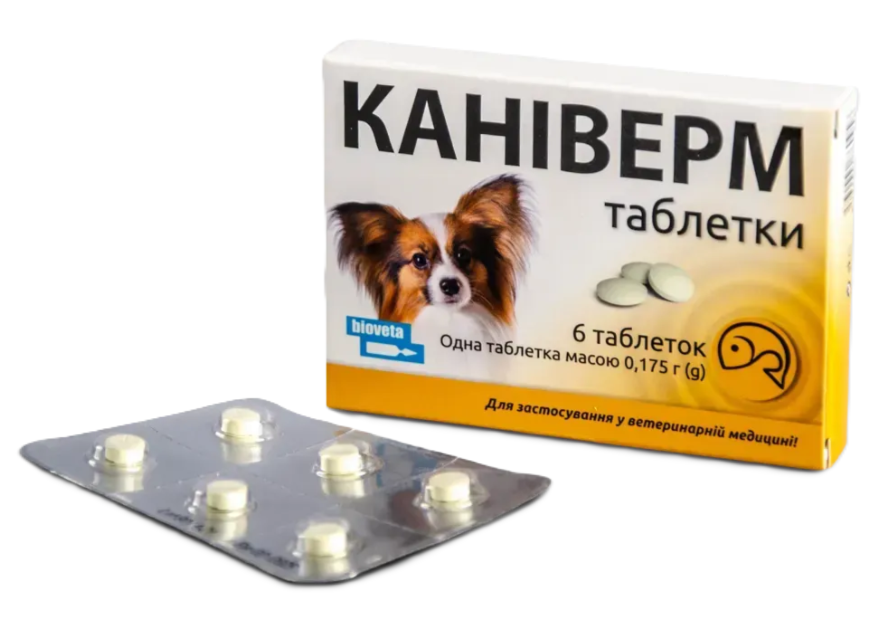 Ветпрепарат Каниверм 6 таб. 0,175 г