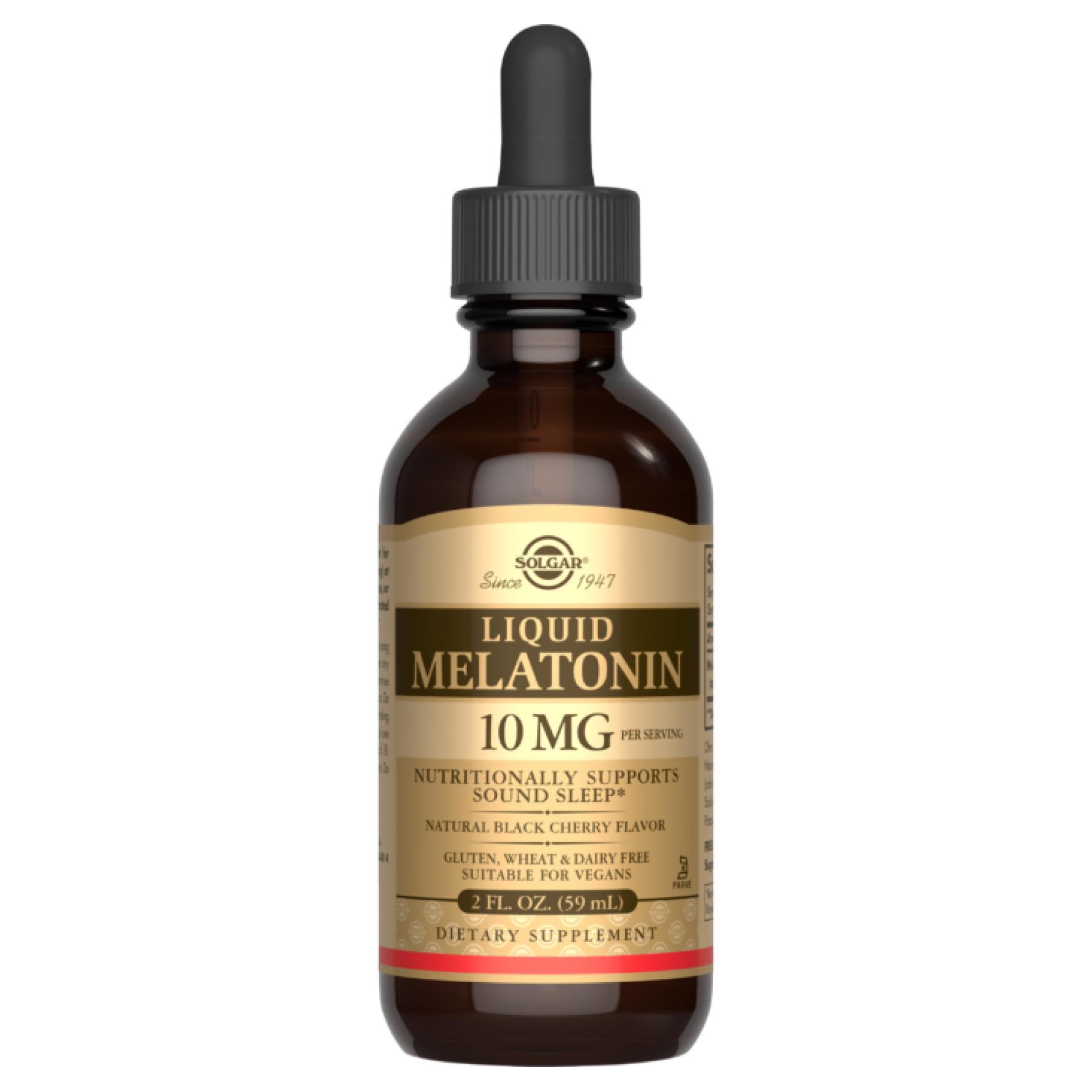 Натуральная добавка Liquid Melatonin 10 mg 59 мл Natural Black Cherry (2022-10-3002)