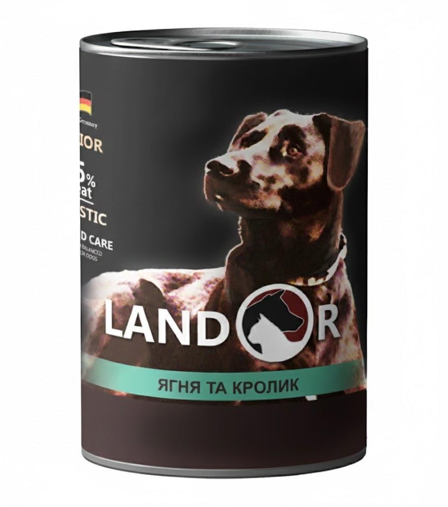 Корм влажный для пожилых собак LANDOR Senior All Breed Lamb&Rabbit полноценный Ягненок с кроликом 400 г (BP4250231539091) Корм влажный для пожилых собак LANDOR Senior All Breed Lamb&Rabbit полноценный Ягненок с кроликом 400 г (BP4250231539091)