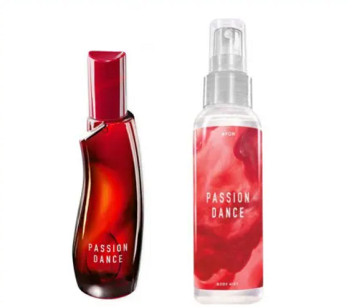 Набор женский парфюмированный Avon Passion Dance вода и спрей для тела 50/100 мл (AV92005)