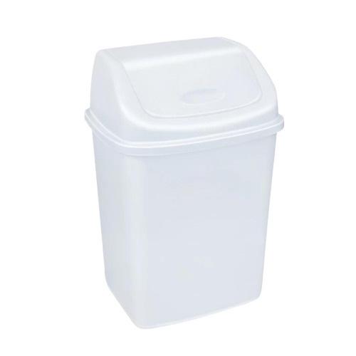 Урна для мусора с клапаном 6 л Белый (1-1-57012)