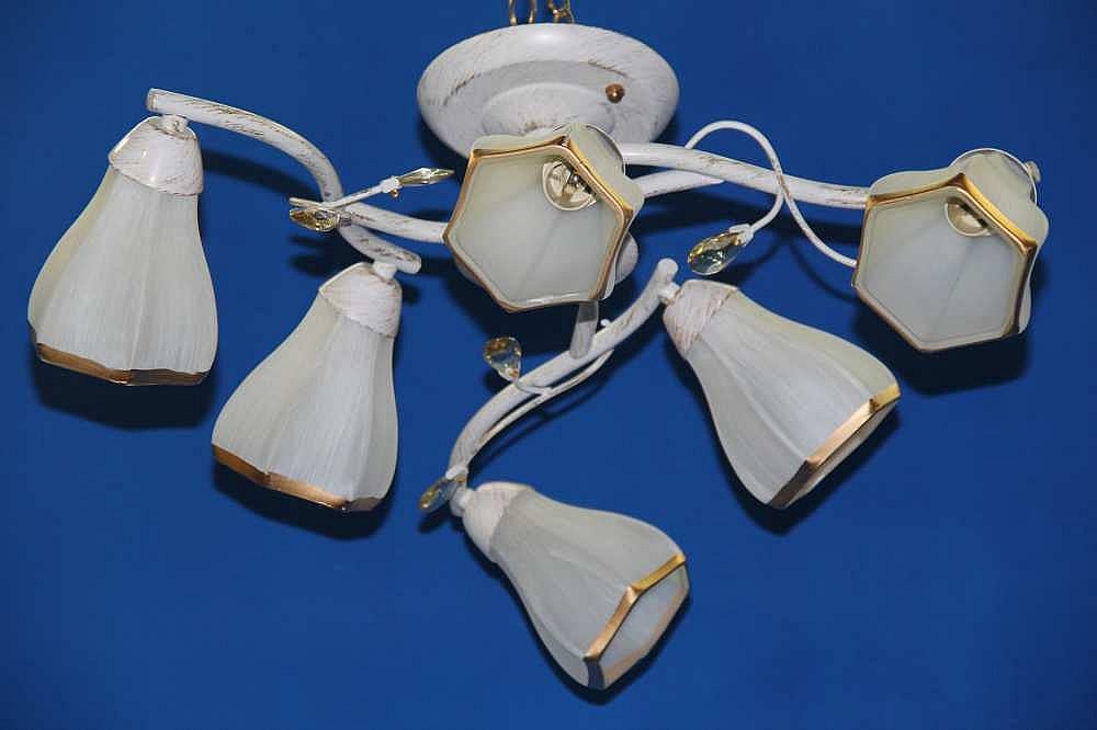 Люстра з плафонами Ray L90794/6 GB+GWT (IR006064) Люстра з плафонами Ray L90794/6 GB+GWT (IR006064)