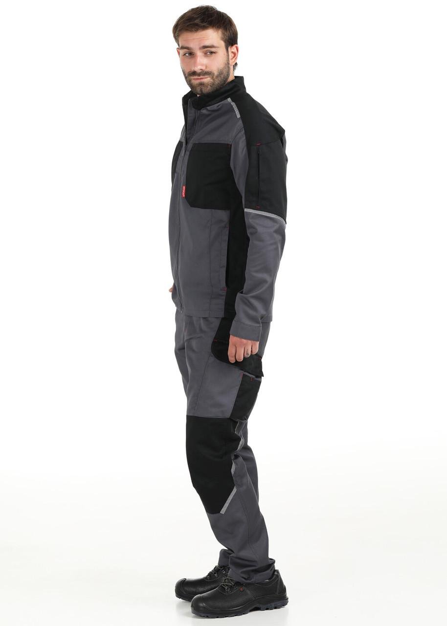 Куртка рабочая Патриот 55500030 р. 44-46 180-191 см Серо-черный (2564951383) - фото 4 Куртка рабочая Патриот 55500030 р. 44-46 180-191 см Серо-черный (2564951383) - фото 4