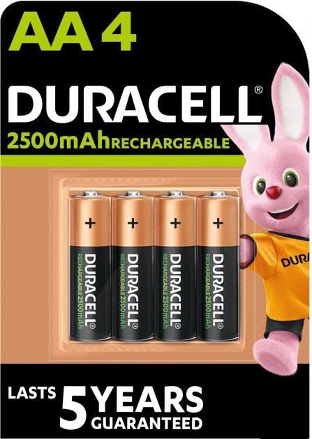 Аккумулятор Duracell Recharge AA 2500 мАч 4 шт.