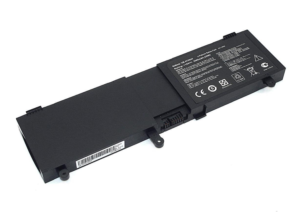 Аккумулятор для ноутбука Asus N550-4S1P N550J 15 V 3500 mAh