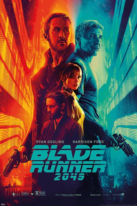 Постер плакат Бегущий По Лезвию 2049 Огонь И Лед/Blade Runner 2049 Fire & Ice 61x91,5 см