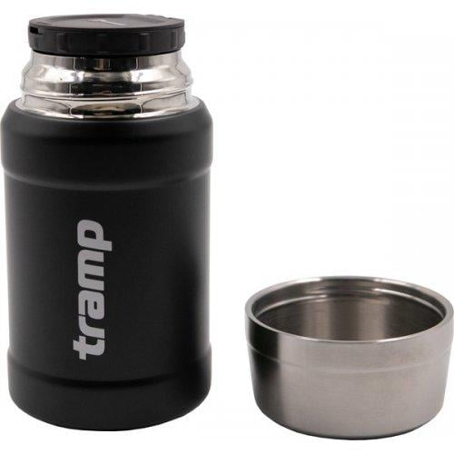 Термос Tramp з широким горлом 800 мл в чохлі, Чорний - фото 4 Термос Tramp з широким горлом 800 мл в чохлі, Чорний - фото 4