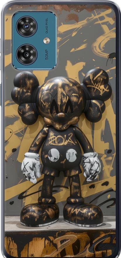 Чехол на Motorola Moto G54 Bronze kaws (6097u-3339-42517) Чехол на Motorola Moto G54 Bronze kaws (6097u-3339-42517)