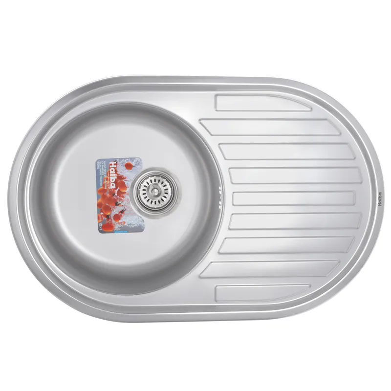 Мийка для кухні Haiba 77х50 см Satin (HB0563)