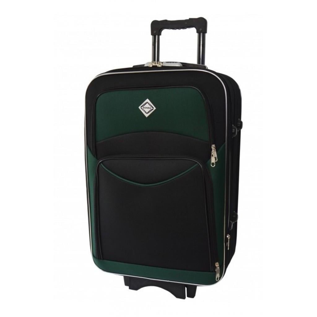 Валіза Bonro Style Чорно-зелений (1001191612)