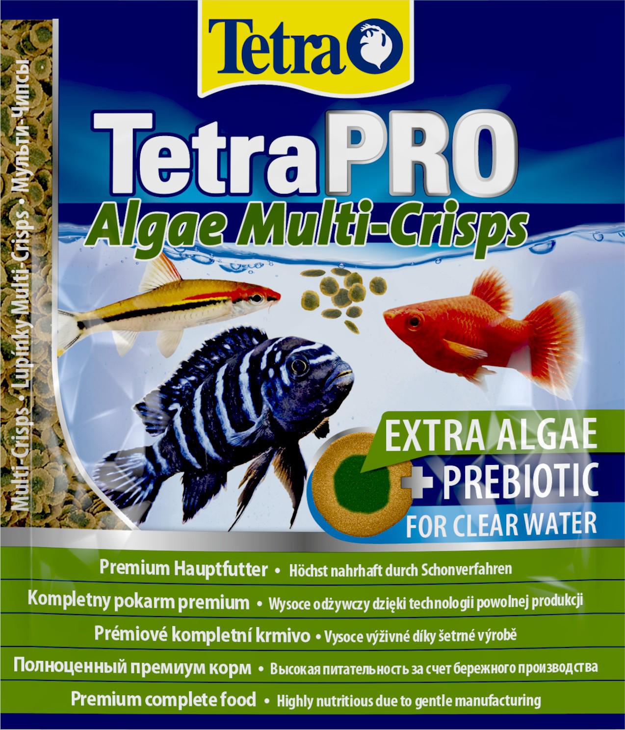 Корм сухой для аквариумных рыб Tetra TetraPro Algae 12 г Корм сухой для аквариумных рыб Tetra TetraPro Algae 12 г