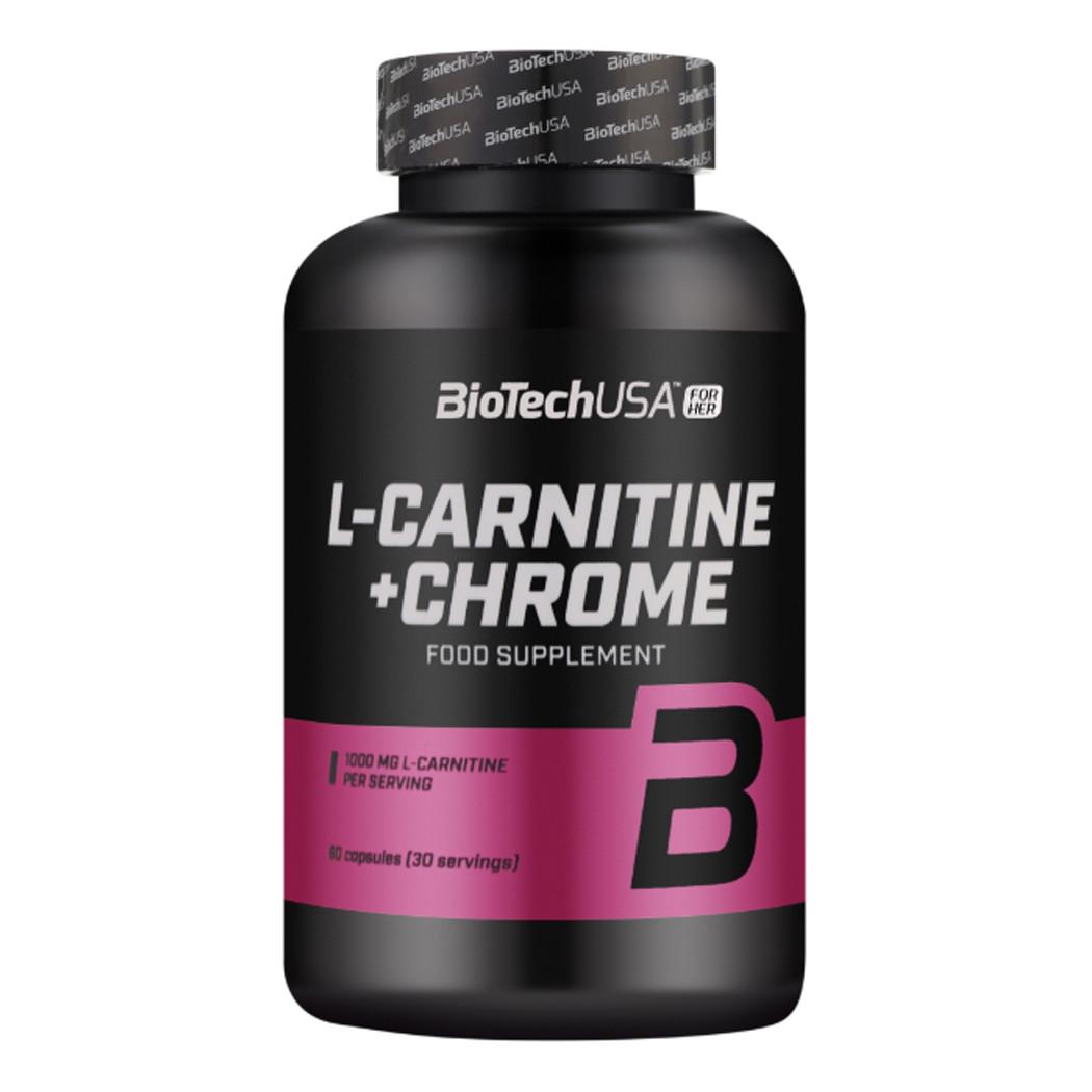 Карнітин з хромом BioTechUSA L-Carnitine+Chrome 60 капс. (08561-01)