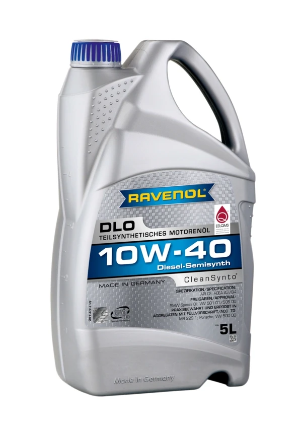 Моторное масло RAVENOL DLO 10W-40 полусинтетика 5 л (1112111-005)