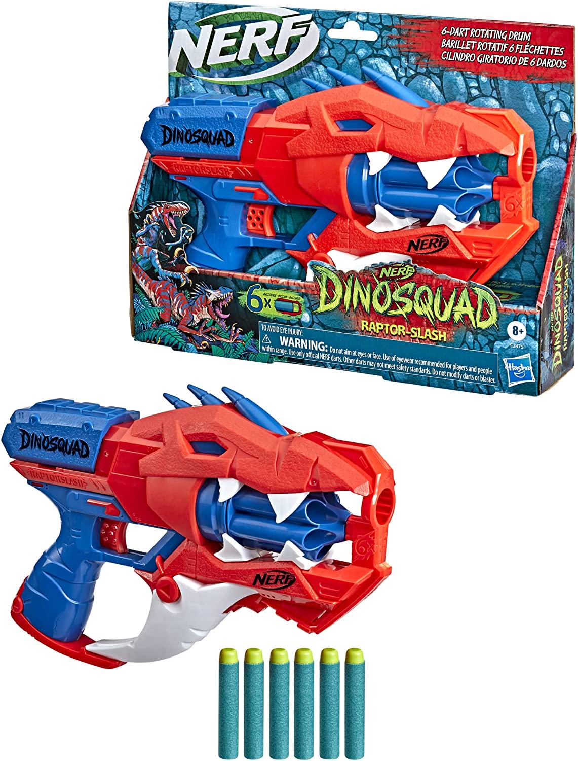 Бластер Nerf DinoSquad Raptor-Slash (F2475) - фото 3 Бластер Nerf DinoSquad Raptor-Slash (F2475) - фото 3