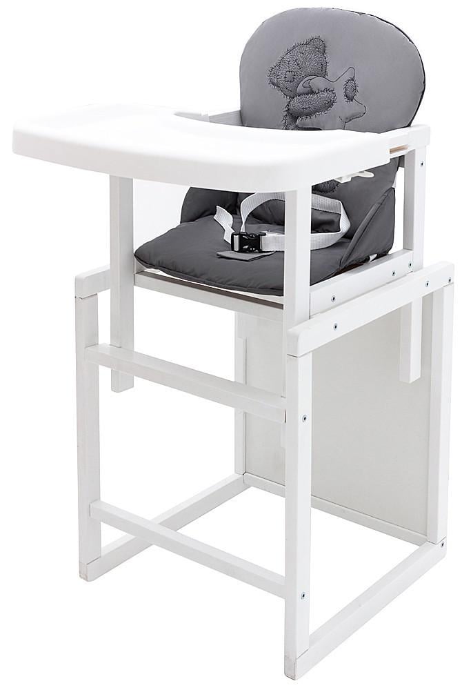 Стульчик-трансформер детский для кормления Babyroom Винни-240 деревянный 47х50х93 см Графит (150-7-626038)