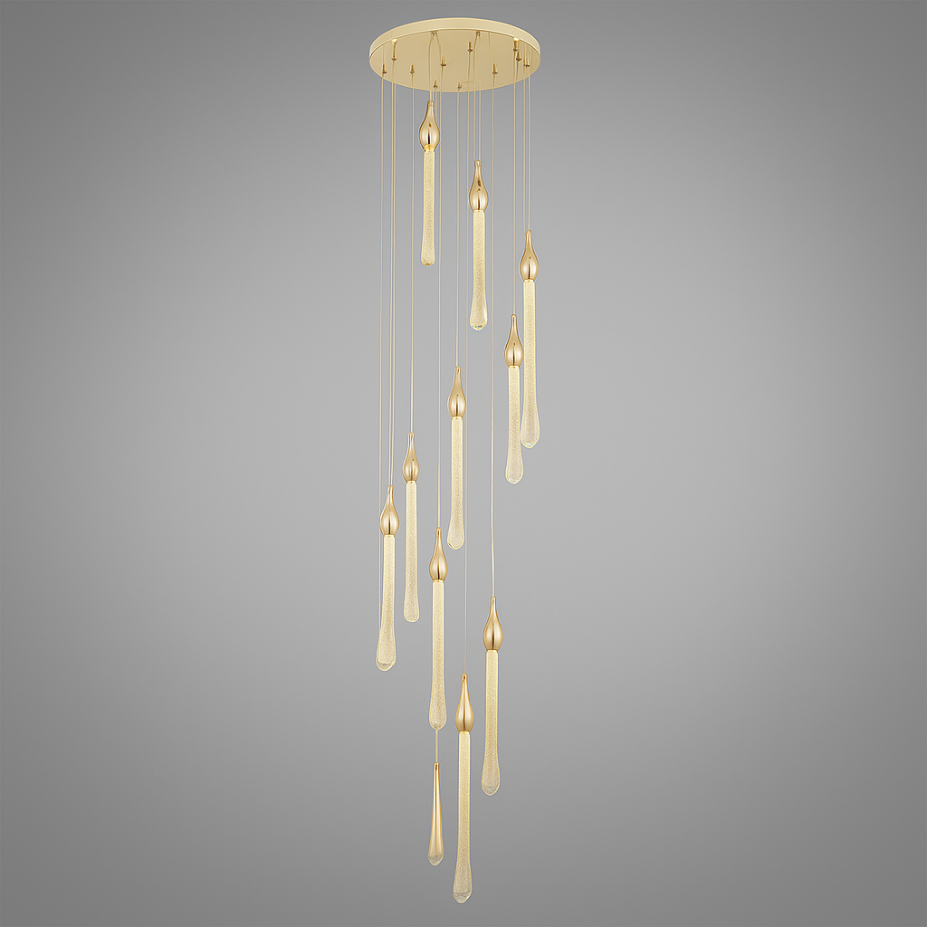 Люстра світлодіодна 45 Вт Золотий (3003/18G)