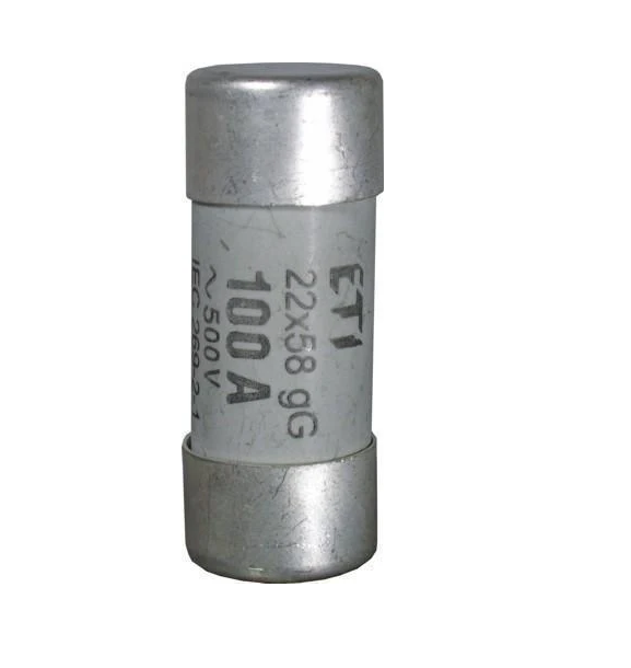 Запобіжник ETI циліндричний CH 22x58 gG 50A 500V (2640019)