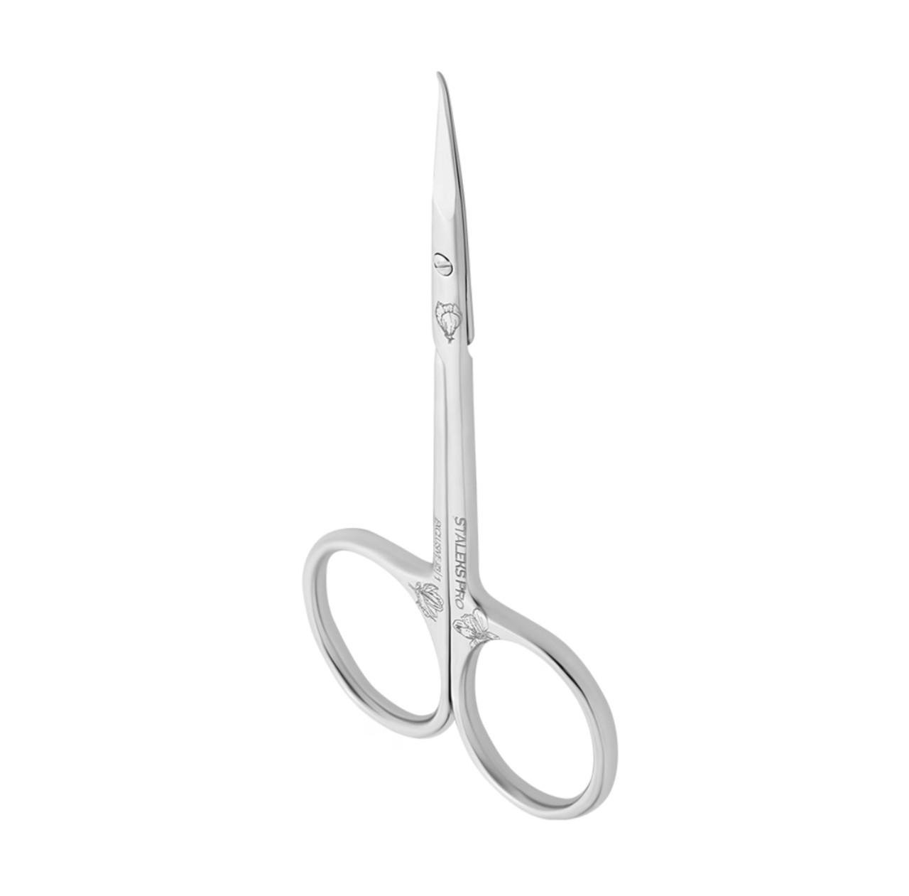 Ножницы профессиональные STALEKS Exclusive 23 Type 1 Magnolia для маникюра из нержавеющей стали Ножницы профессиональные STALEKS Exclusive 23 Type 1 Magnolia для маникюра из нержавеющей стали