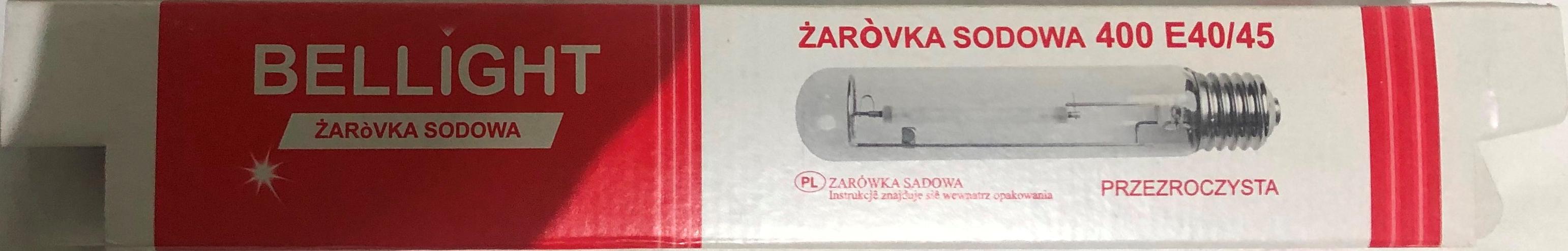 Лампа газоразрядная натриевая Bellight ДНАТ 400 Вт E40