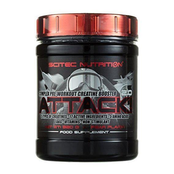 Комплекс до тренування Scitec Nutrition Attack! 2.0 320 г 32 порций Pear