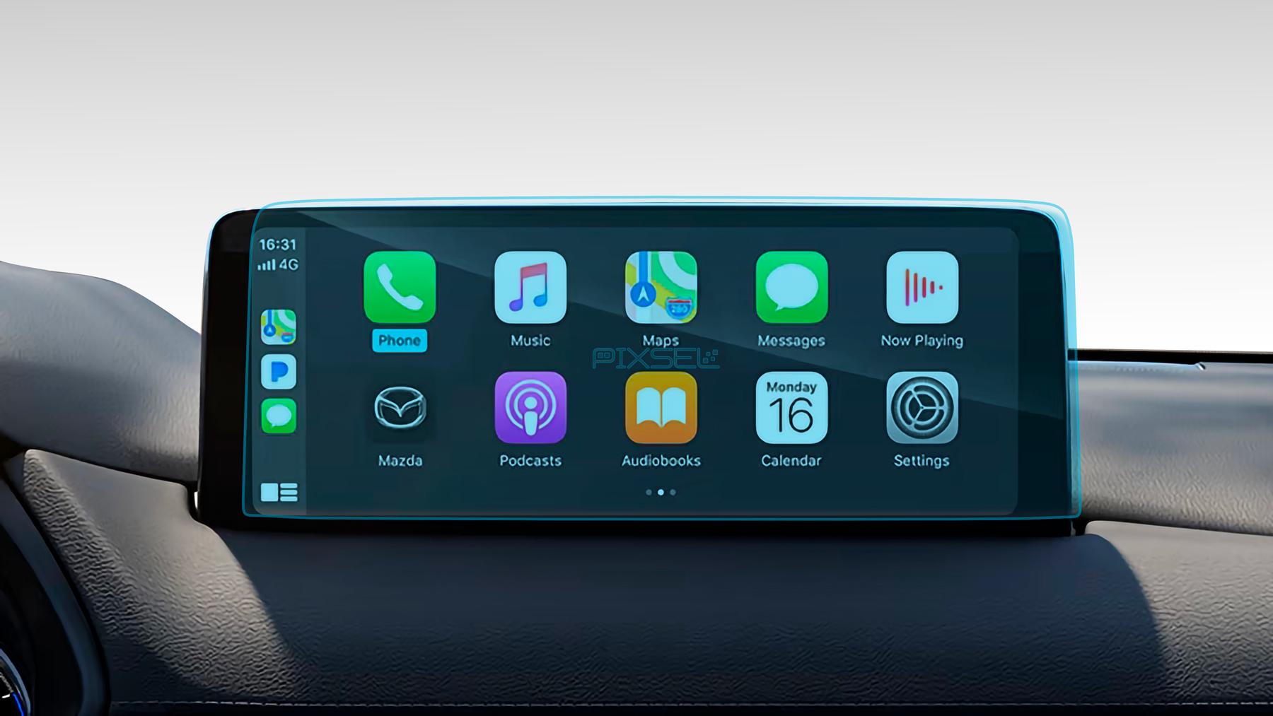 Скло захисне Pixsel гібридне глянець на монітор Mazda CX 5 11,6“ 2020