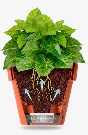 Горшок для цветов LATINA 14,5 л Шаде - фото 3 Горшок для цветов LATINA 14,5 л Шаде - фото 3