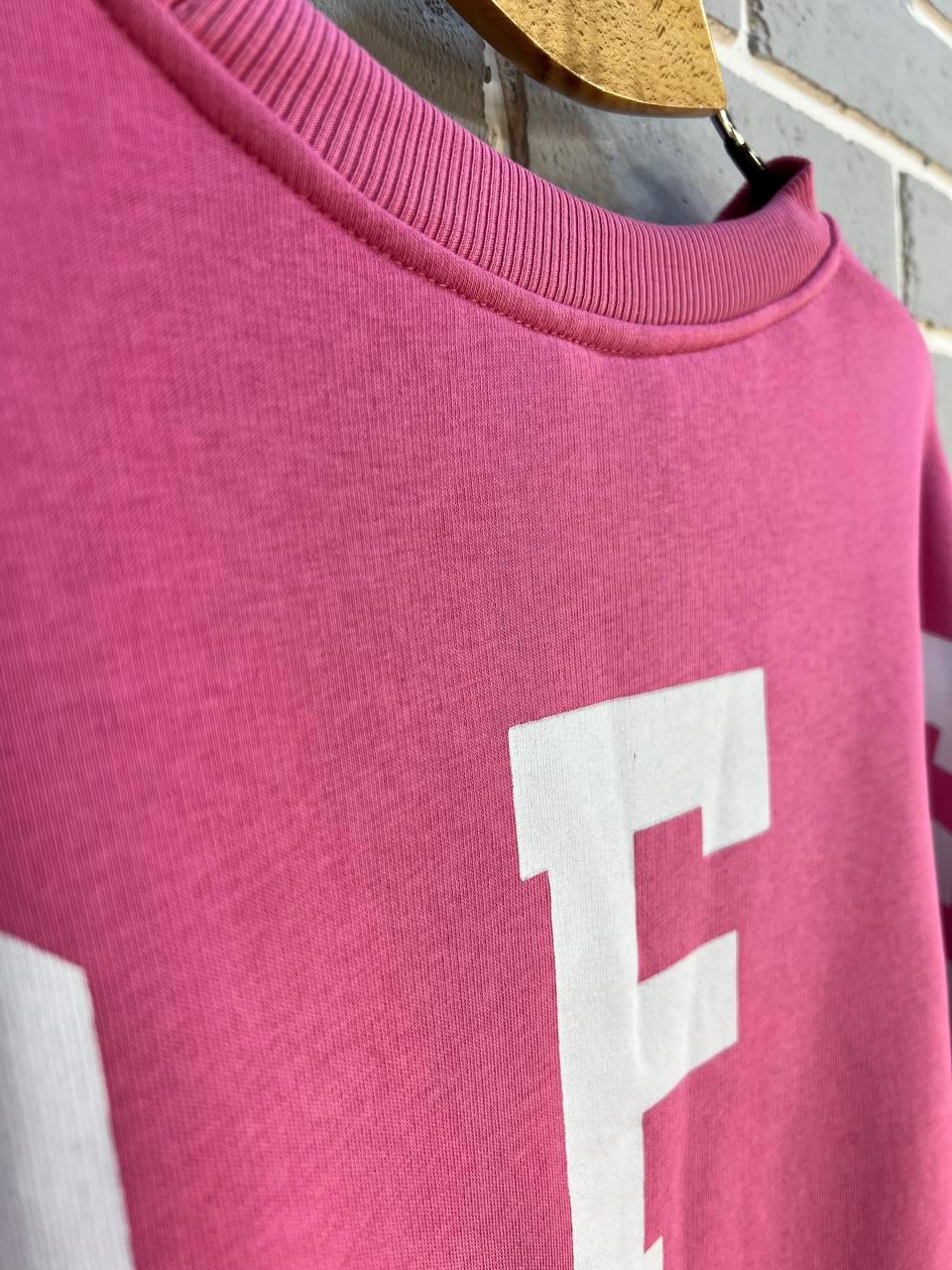 Свитшот женский DAVRAS 6001 PERFECT удлиненный утепленный на флисе OS Розовый (1047) - фото 6 Свитшот женский DAVRAS 6001 PERFECT удлиненный утепленный на флисе OS Розовый (1047) - фото 6