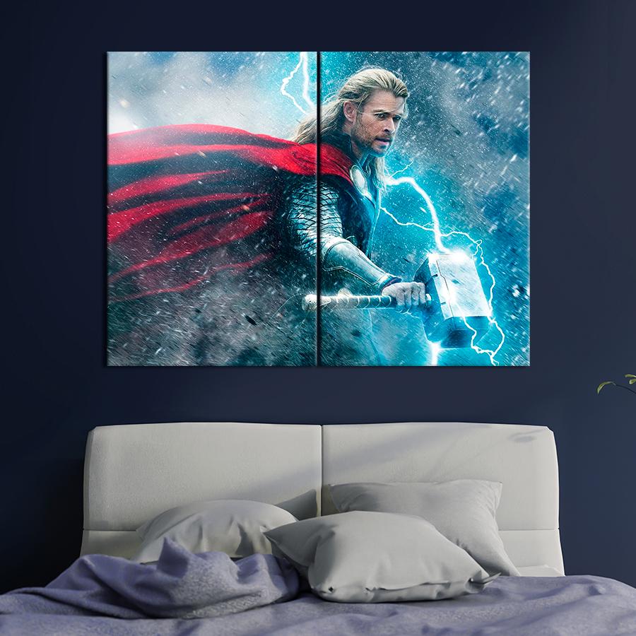 Настенний декор Постер фильма Тор: Царство тьмы 165x122 см (A125-2)