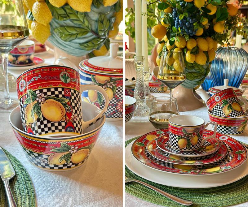 Чайно-кофейный набор на 6 персон Sicilia Limoni 220 мл - фото 4 Чайно-кофейный набор на 6 персон Sicilia Limoni 220 мл - фото 4