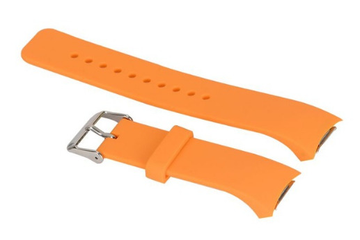 Силіконовий ремінець Primo для годинника Samsung Gear S2 Sports SM-R720/SM-R730 Orange (548072758)