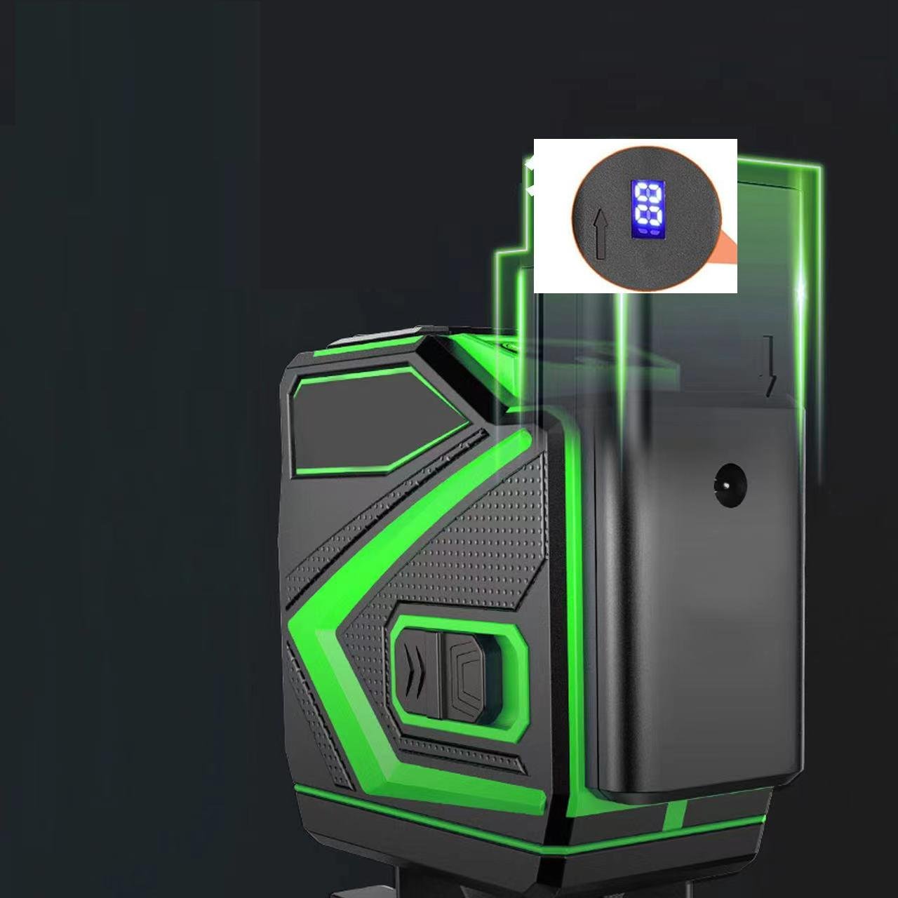 Лазерний рівень нівелір HILDA 4D Ultra із зеленим променем на 16 ліній 360 градусів 2025 зі штативом - фото 21