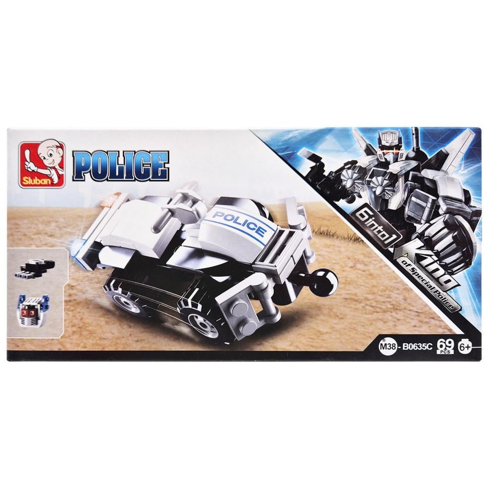 Конструктор дитячий Поліцейська серія Sluban M38-B0635-3 69 деталей (RLT50846)