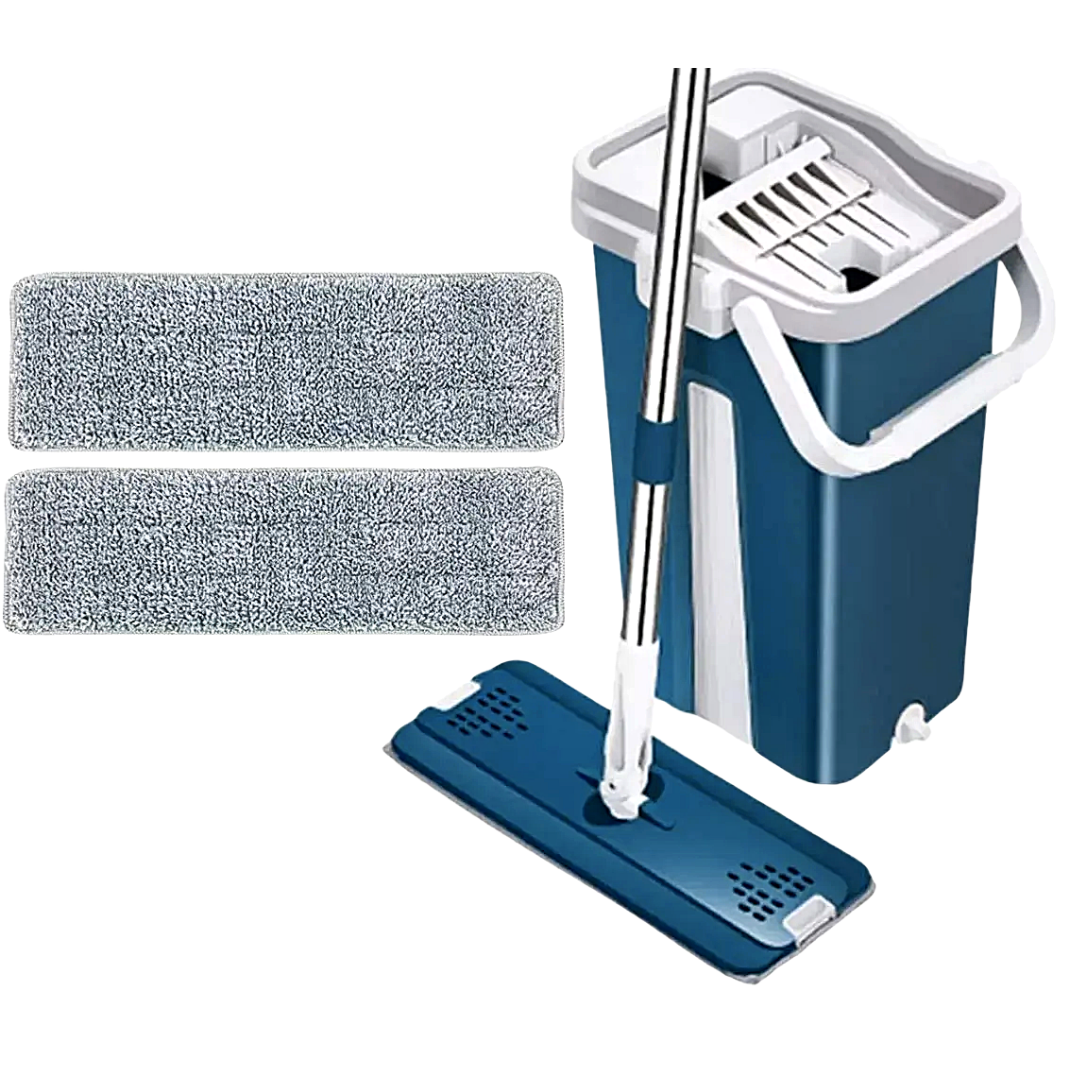 Швабра с ведром Scratch Cleaning Mop Blue (b-11) - фото 5