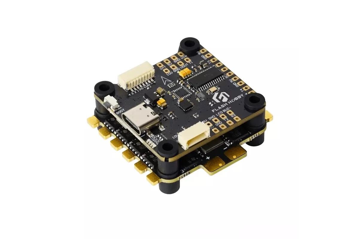 Стек полетный контроллер Flash Hobby F405 V3 BLS 3-6S 30,5x30,5 и регулятор моторов 60A ESC для FPV дронов (00-00024457)