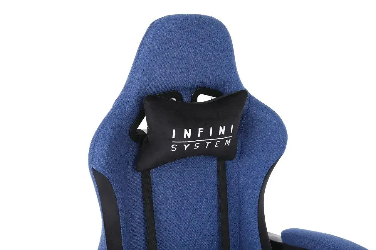Игровое кресло INFINI SYSTE ткань Синий (INFINI_SYSTEM _BLUE_2) - фото 8 Игровое кресло INFINI SYSTE ткань Синий (INFINI_SYSTEM _BLUE_2) - фото 8