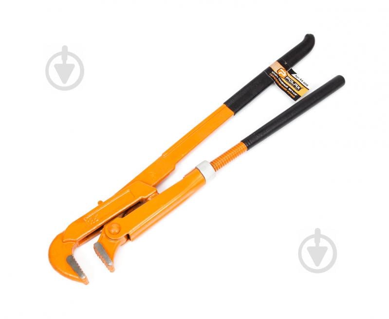 Ключ трубний Polax 90 градусів 1-1/2" гумова рукоятка (44-008) Ключ трубний Polax 90 градусів 1-1/2" гумова рукоятка (44-008)