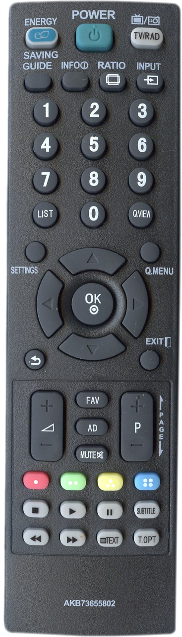 Пульт для телевизора LG AKB73655802 (09180)