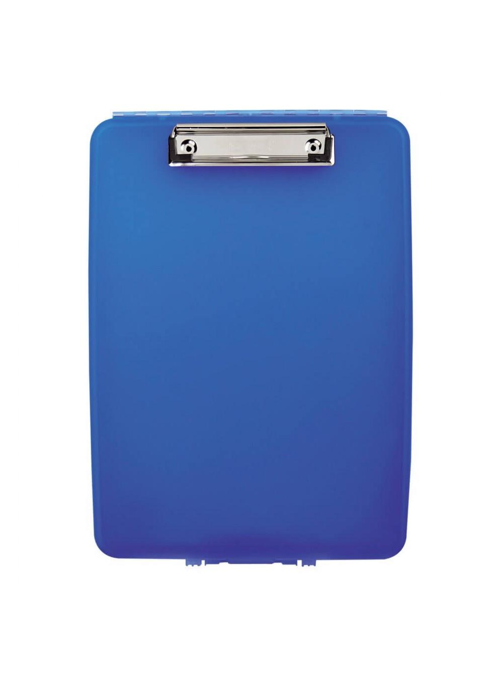 Папка-планшет Dexas Слимкейс-1 с клипсой A4 Синий