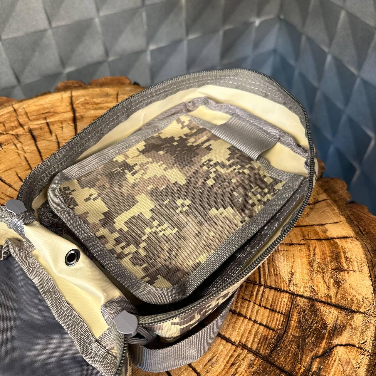 Подсумок для аптечки быстрого сброса стандарт НАТО Пиксель - фото 8 Подсумок для аптечки быстрого сброса стандарт НАТО Пиксель - фото 8