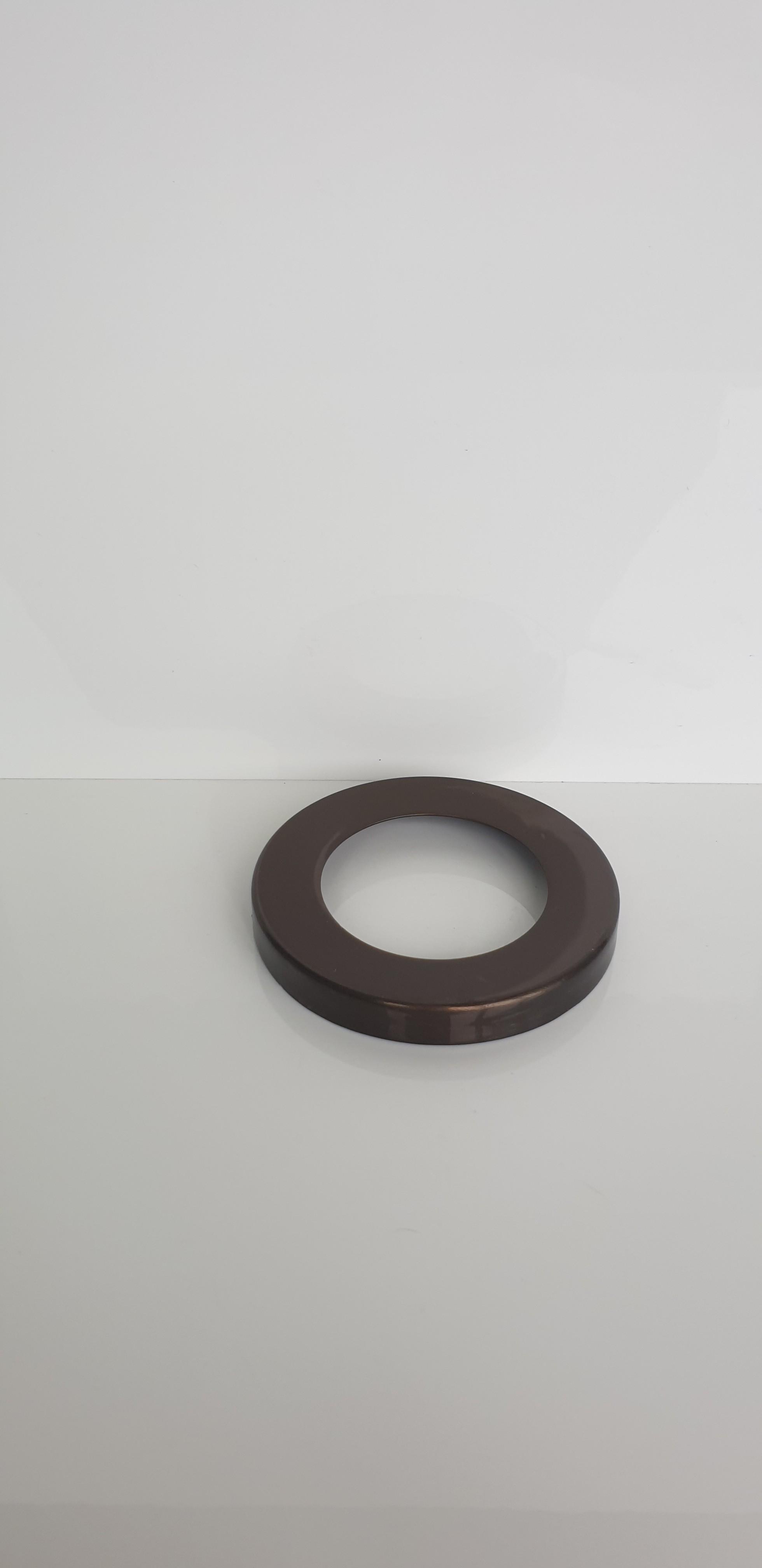 Кришка на фланець на три отвори система коло для алюмінієвих перил Ø 40 мм Бронзовий - фото 2