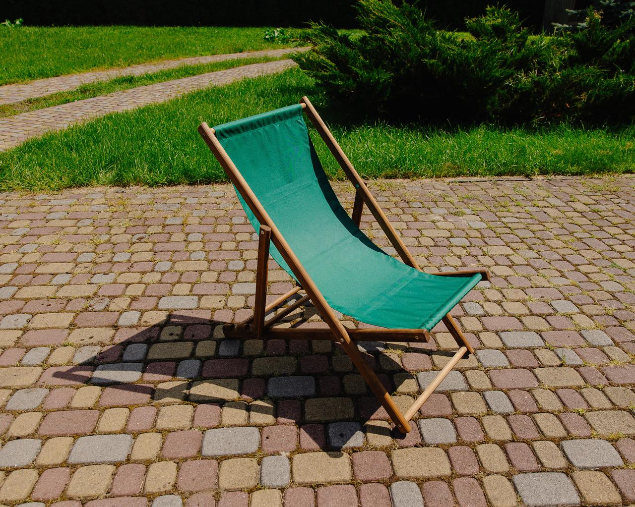 Шезлонг для дачи тканевый XRmaster Коричневый/Зеленый (КШ-002/1) - фото 5 Шезлонг для дачи тканевый XRmaster Коричневый/Зеленый (КШ-002/1) - фото 5