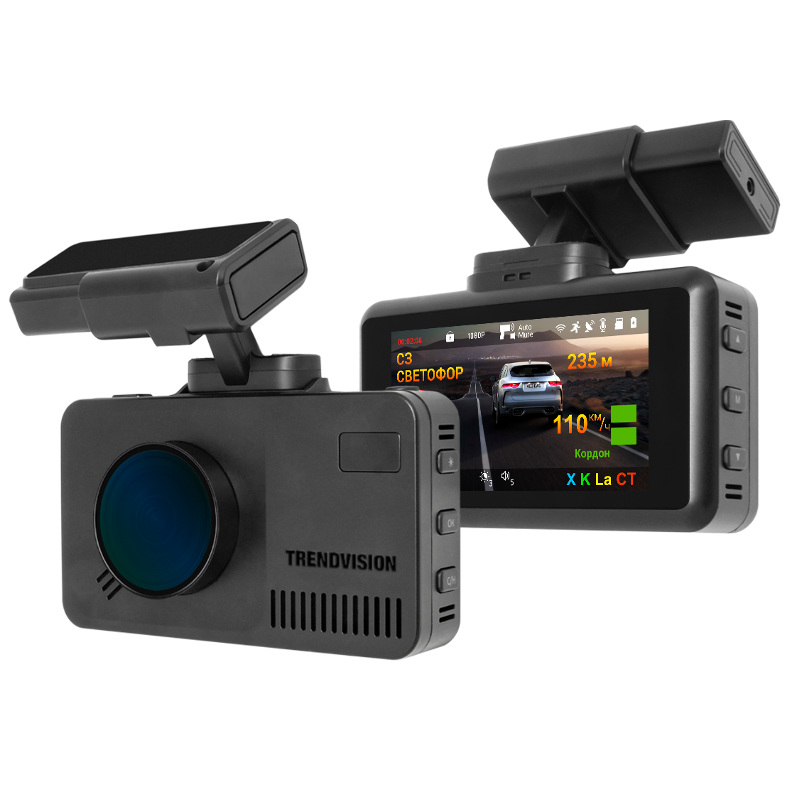 Видеорегистратор с радар-детектором TrendVision DriveCam Signature (1251) Видеорегистратор с радар-детектором TrendVision DriveCam Signature (1251)