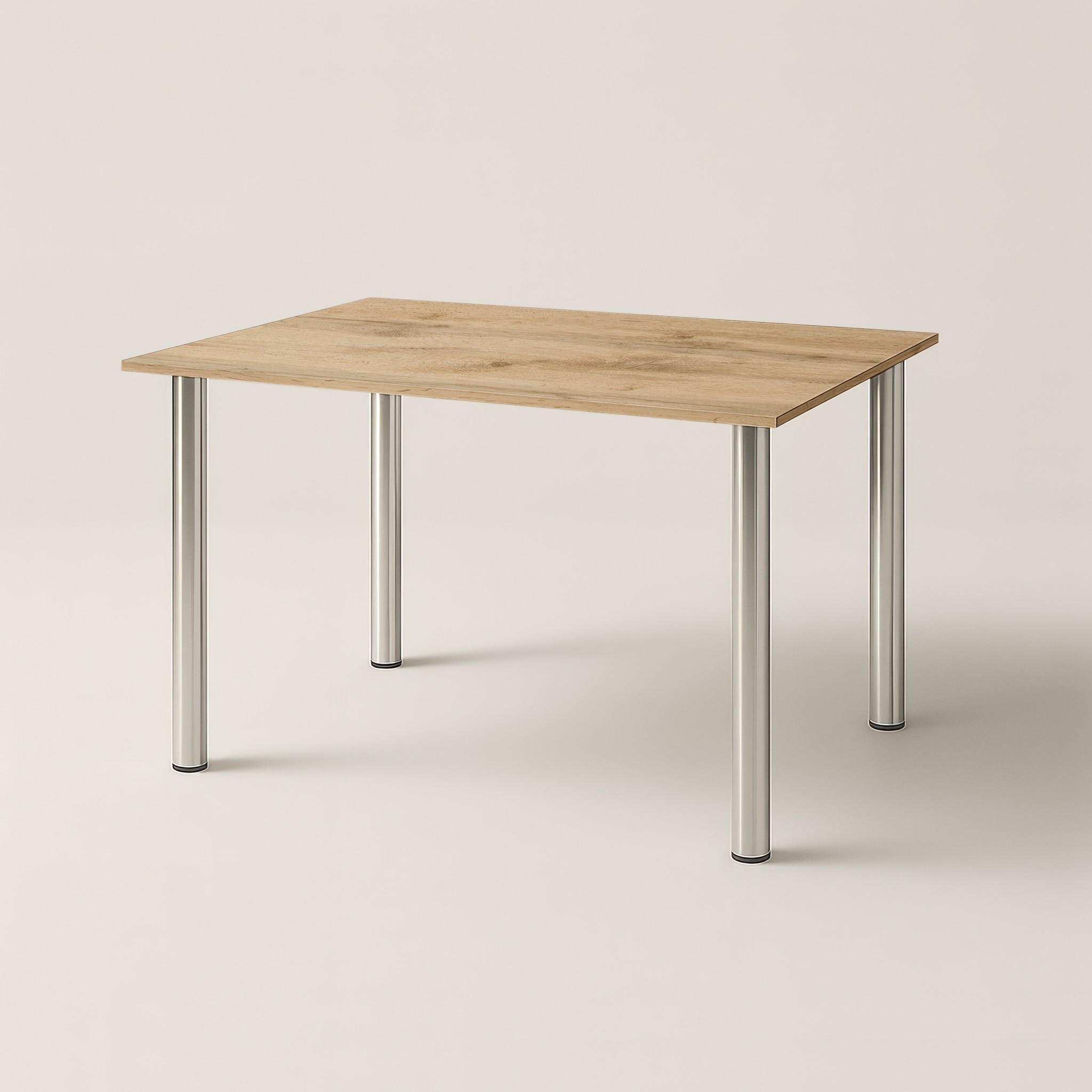 Обеденный стол Optima 1020х690х750 мм Дуб Аппалачи/Хром - фото 2