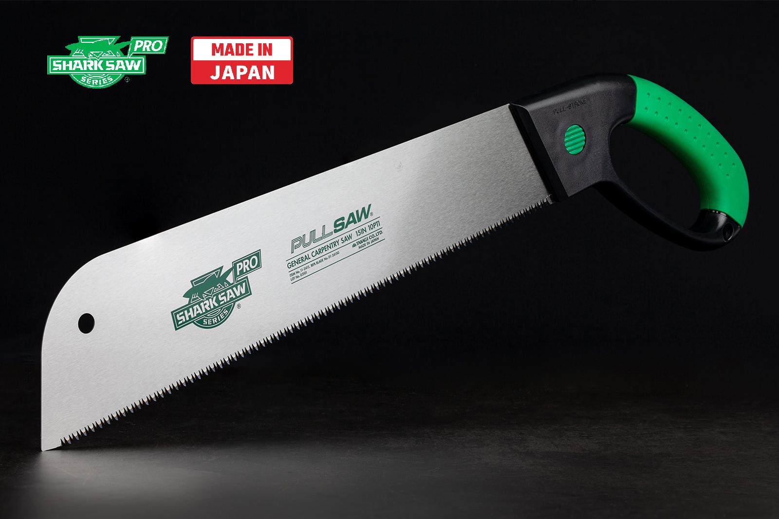 Пила по дереву Takagi Shark Saw Pro ручная 10 TPI 380 мм (102147) - фото 5