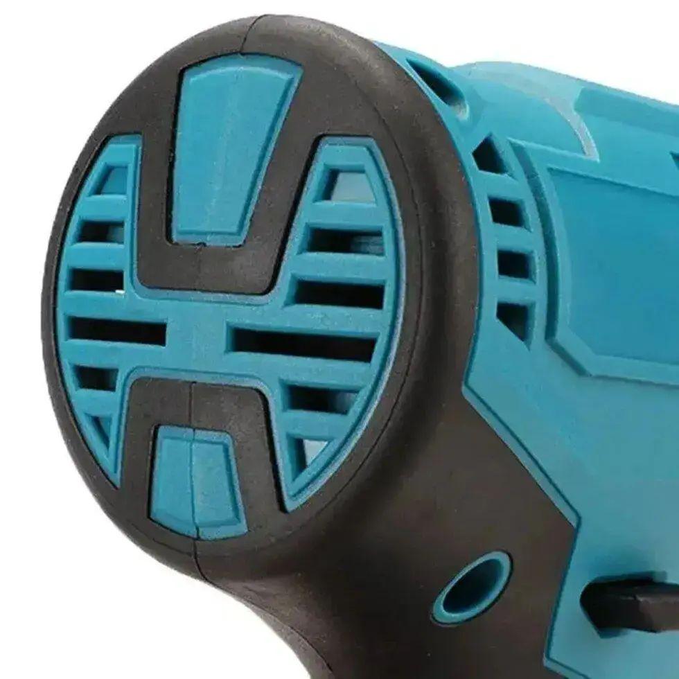 Будівельний фен 3 насадки 2 АКБ 5 Ач 1200 Вт (opt-104153) - фото 6 Будівельний фен 3 насадки 2 АКБ 5 Ач 1200 Вт (opt-104153) - фото 6