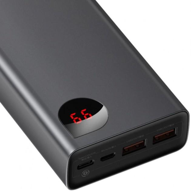 Повербанк Baseus Adaman Metal Digital Display 20000mAh 65W Black (PPIMDA-D01) - фото 3