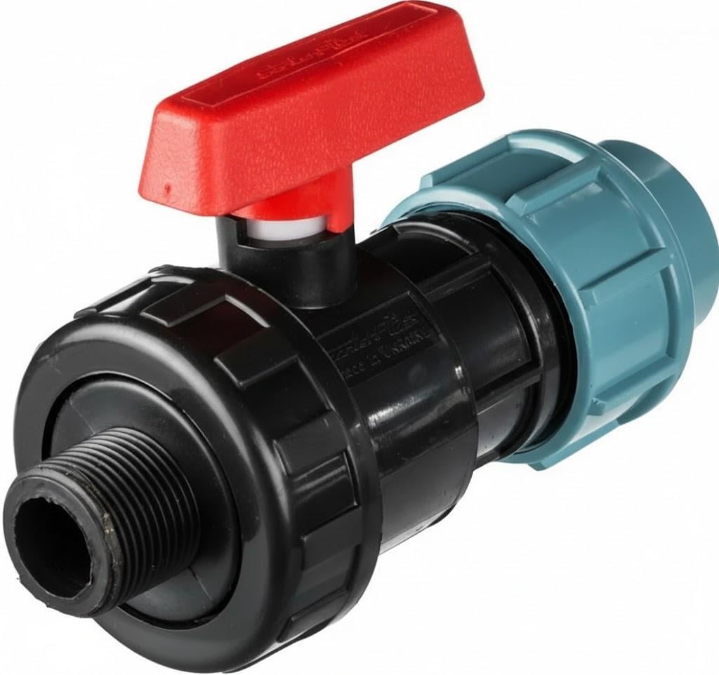 Кран SantehPlast 25х3/4РЗ ПЕ (4378)