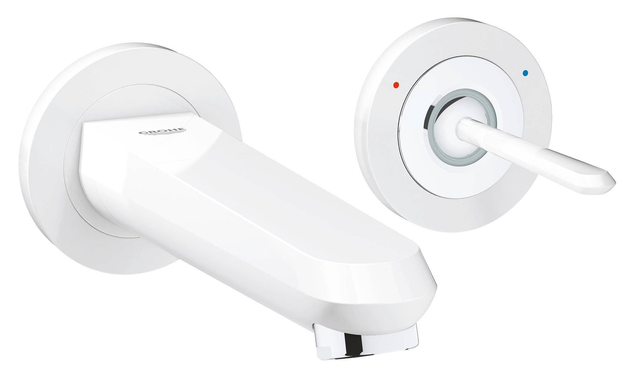 Зовнішня частина змішувача Grohe Eurodisc Joy M 19968LS0 настінний одноважільний Білий (113324)