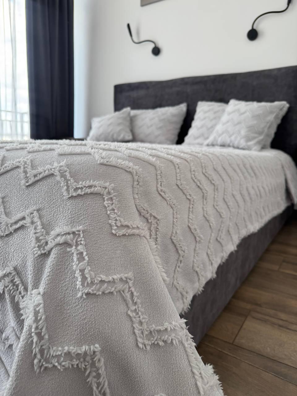 Покрывало Хельга 200x250 см Серый (20774-8-200x250cm) - фото 4