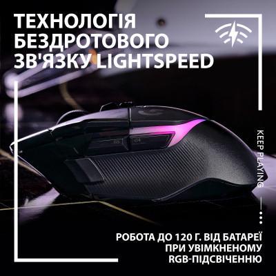 Комп'ютерна мишка Logitech G502 X Plus Wireless Black (910-006162) - фото 3
